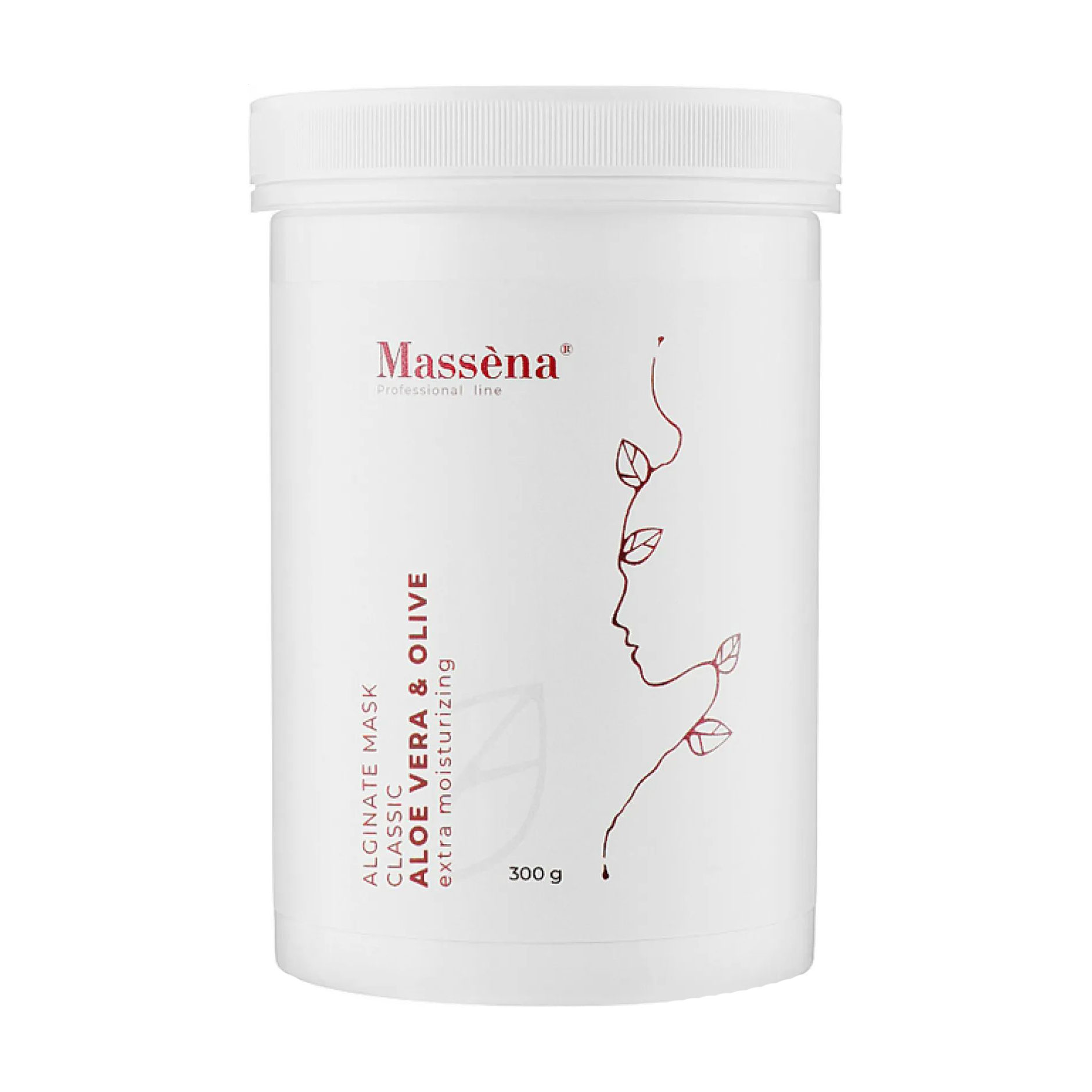 Зволожувальна альгінатна маска для обличчя Massena Alginate Mask Classic Aloe Vera &amp; Olive, 300 г